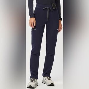 Figs Yola Skinny Scrub Pants, Navy, size S (style TW2000R)